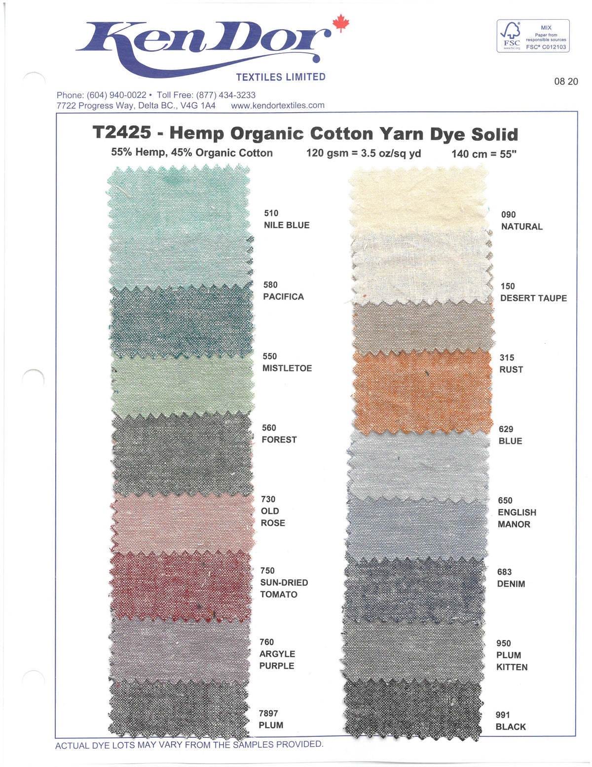 Sweater Knit-48-Natural-55% Hemp, 45% Organic Cotton