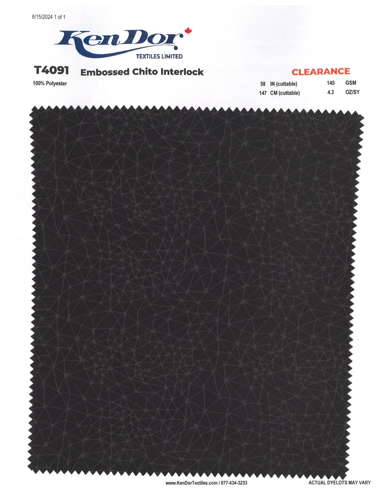 T4091 - Embossed Chito Interlock (Clearance)