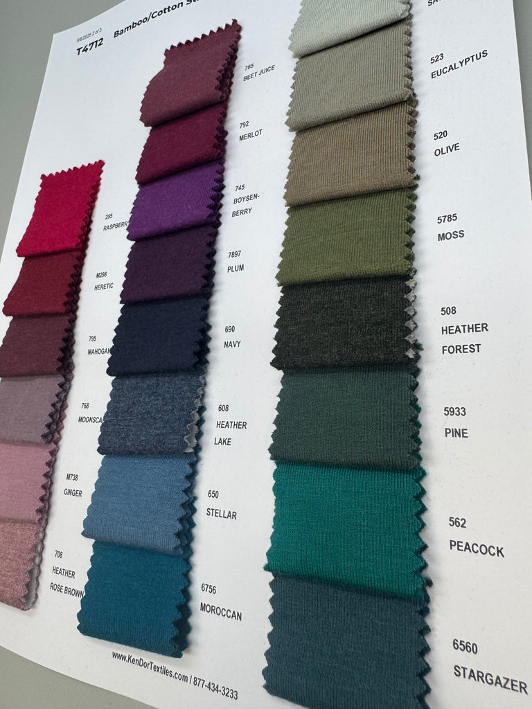 T4712 - Bamboo/Cotton Stretch Fleece