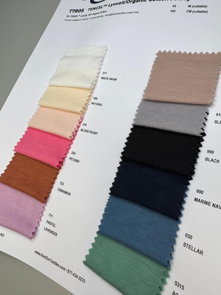 T7805 - TENCEL™ Lyocell/Organic Cotton Jersey