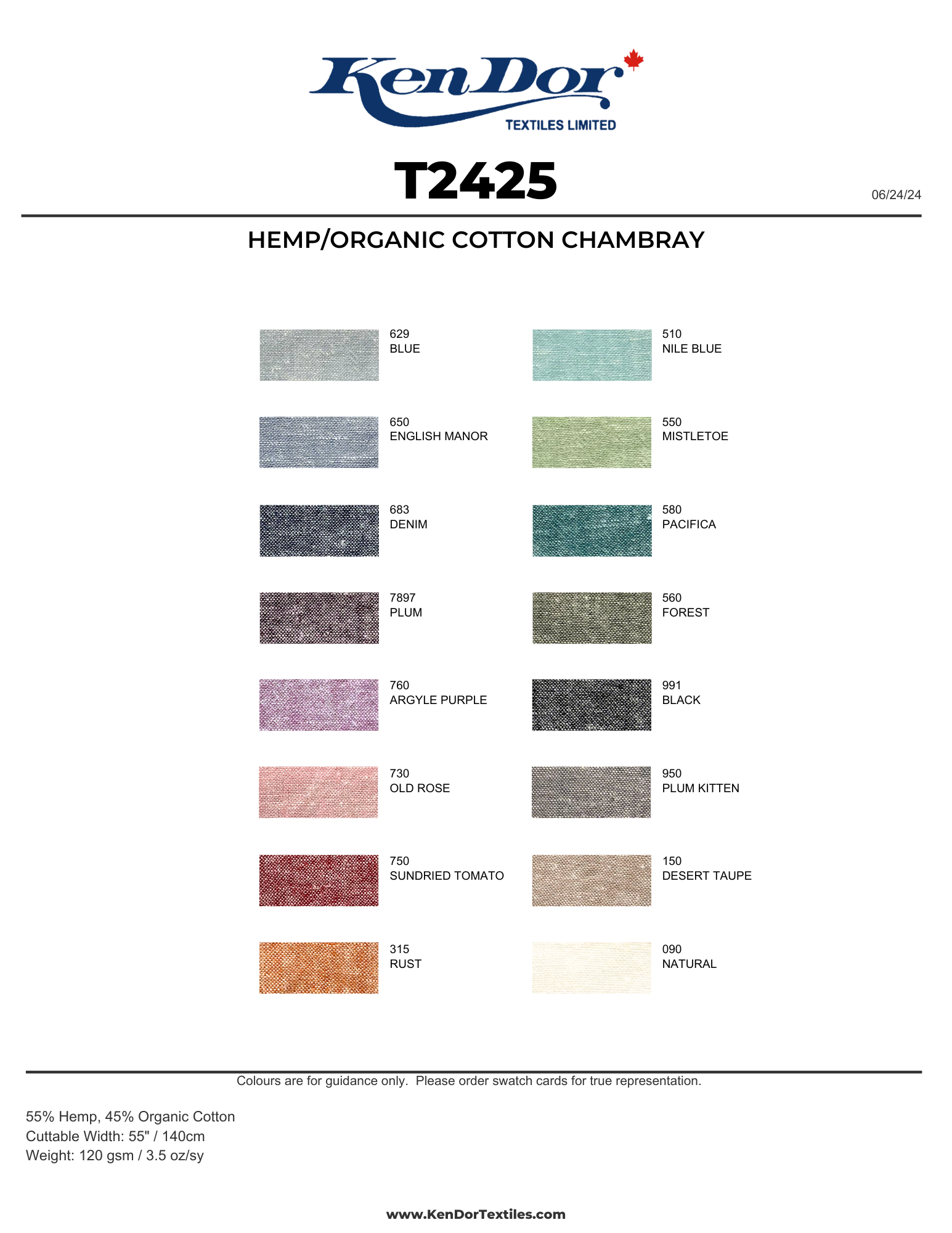 ORGANIC | KenDor Textiles ORGANIC | KenDor Textiles