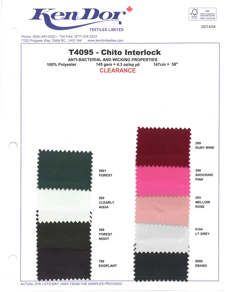 T4095 - Chito Interlock (Clearance)