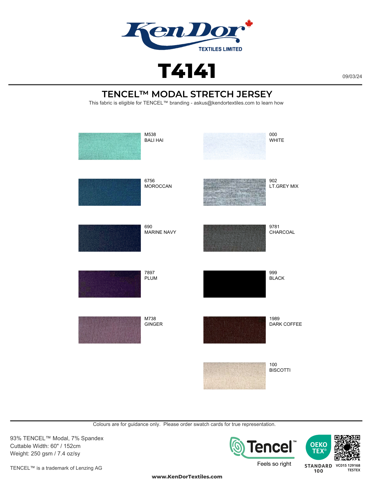 OEKO-TEX® STANDARD 100 | KenDor Textiles