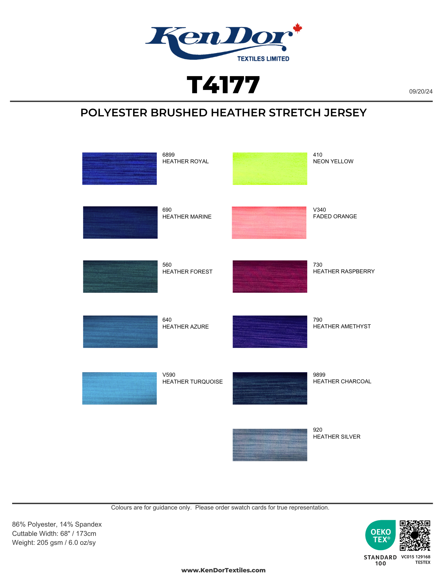 OEKO-TEX® STANDARD 100 | KenDor Textiles