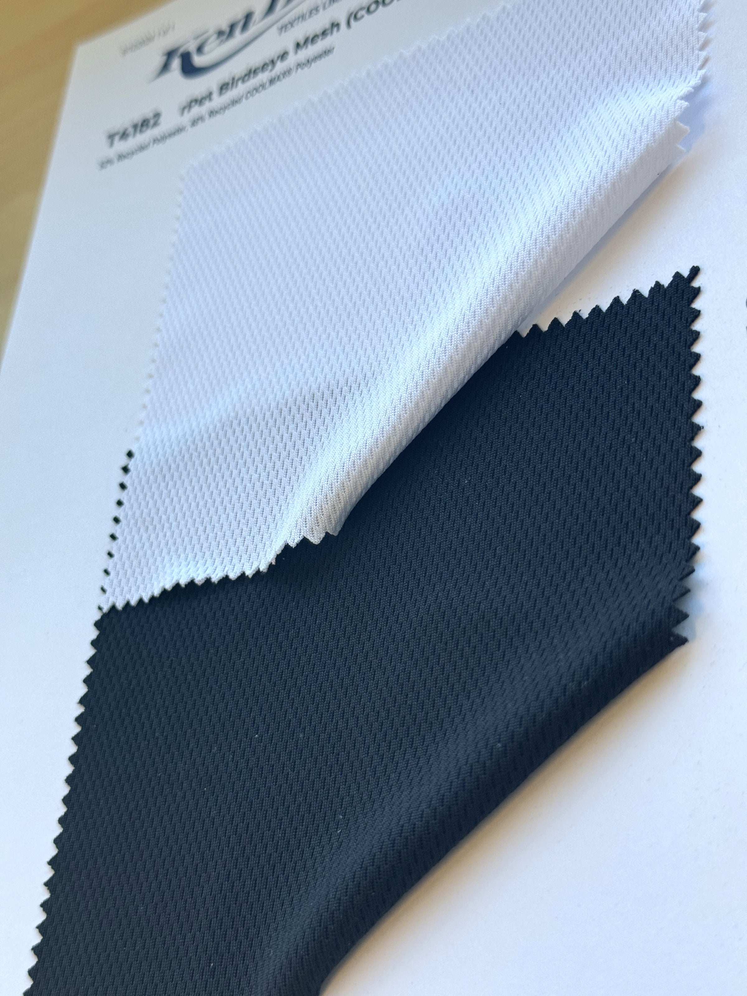 T4182 - rPet Birdseye Mesh (COOLMAX®) | KenDor Textiles