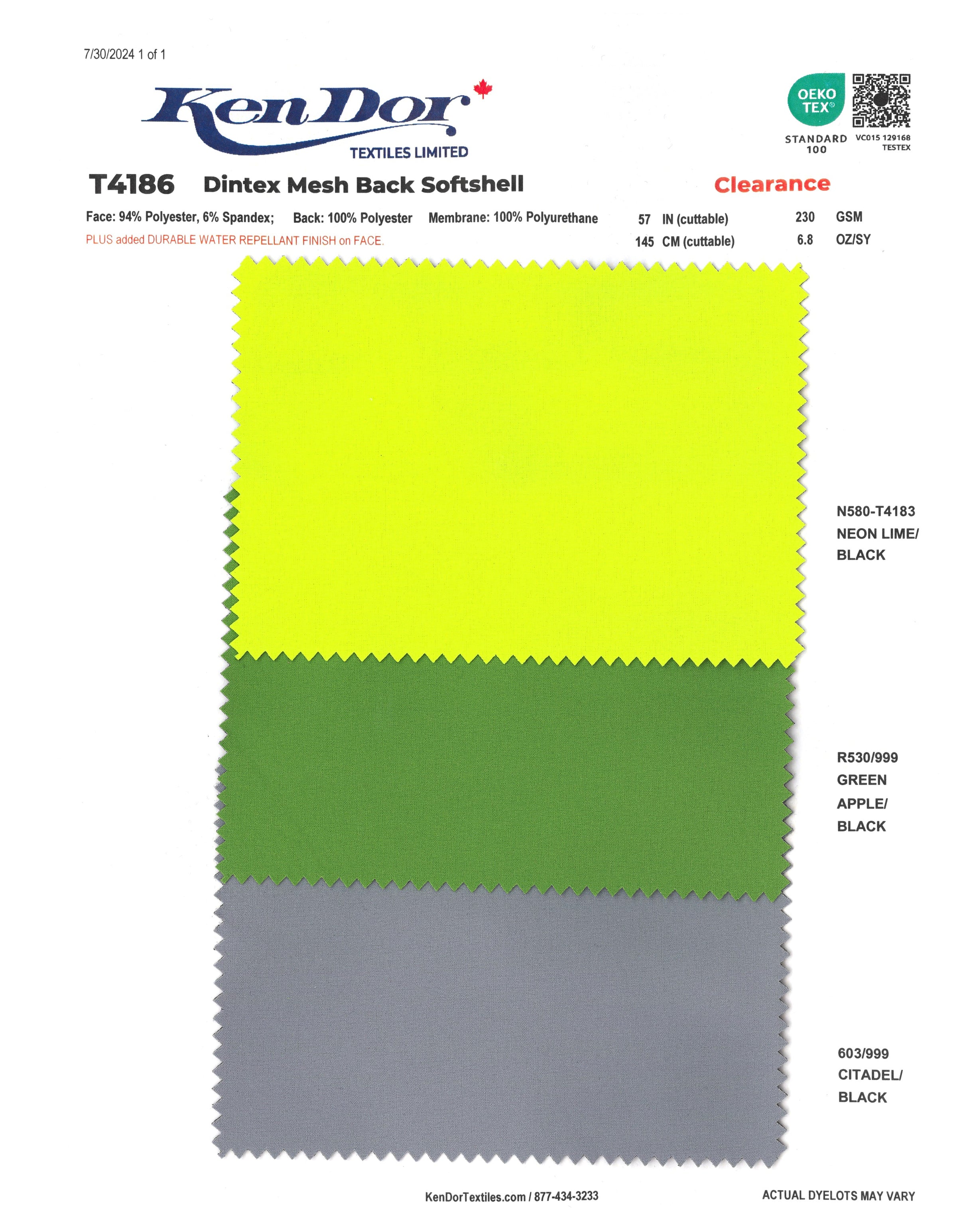 [teket] / ☆ 25SS Document Tee / Blue Green Coats® EcoVerde™ Epic™ AS | Coats