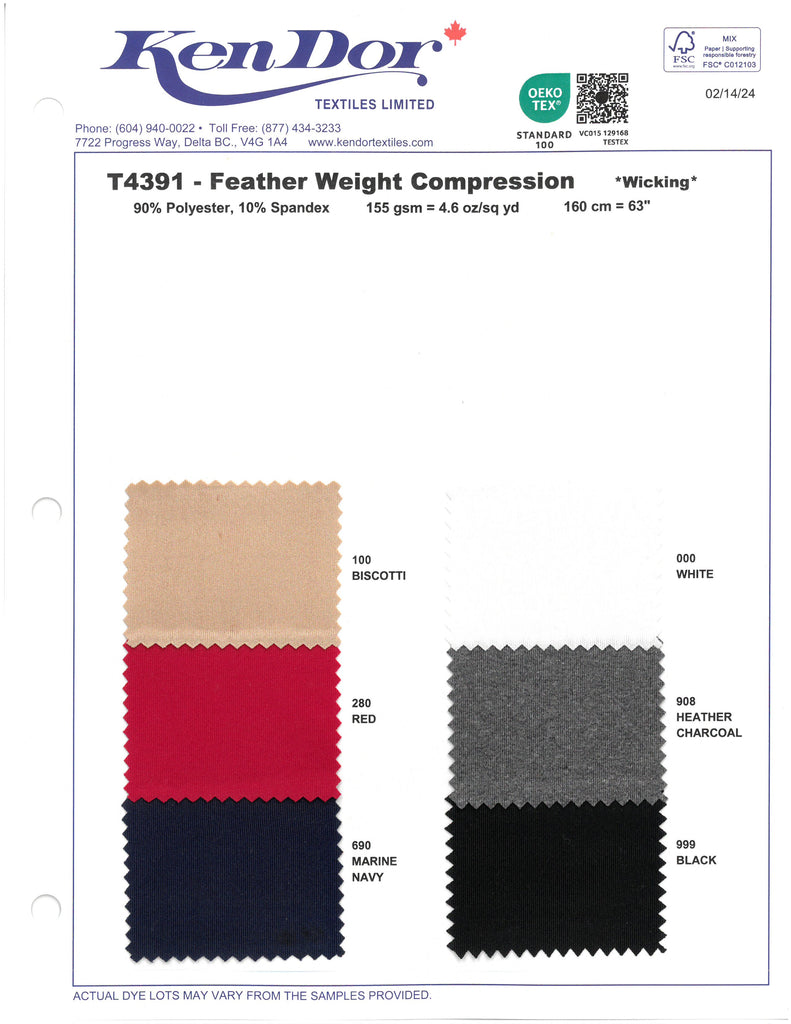 T4391 - Feather Weight Compression