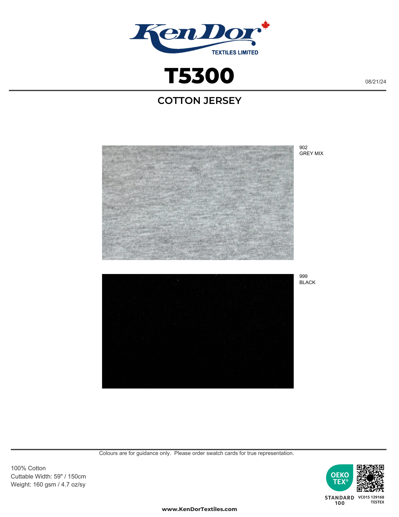 OEKO-TEX® STANDARD 100 | KenDor Textiles