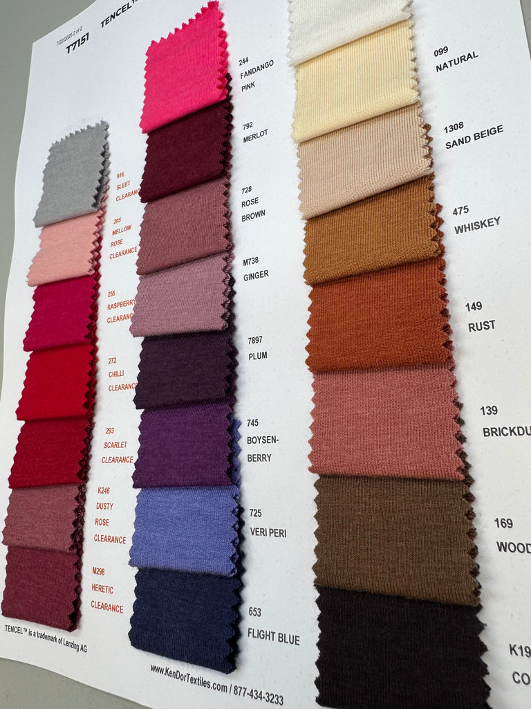 T7151 - TENCEL™ Lyocell/Organic Cotton Stretch French Terry
