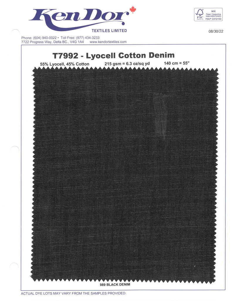 T7992 - Lyocell Cotton Denim